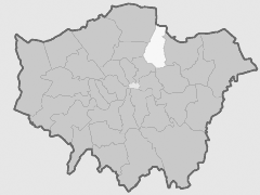 Map with London Borough of Waltham Forest highlighted