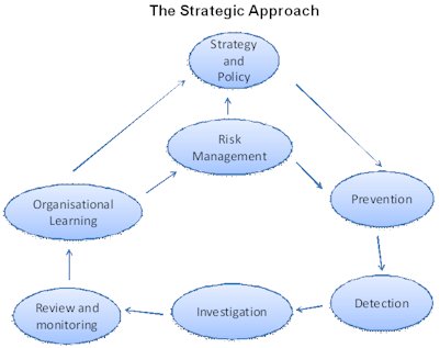 Flow diagram showing the strategic approach